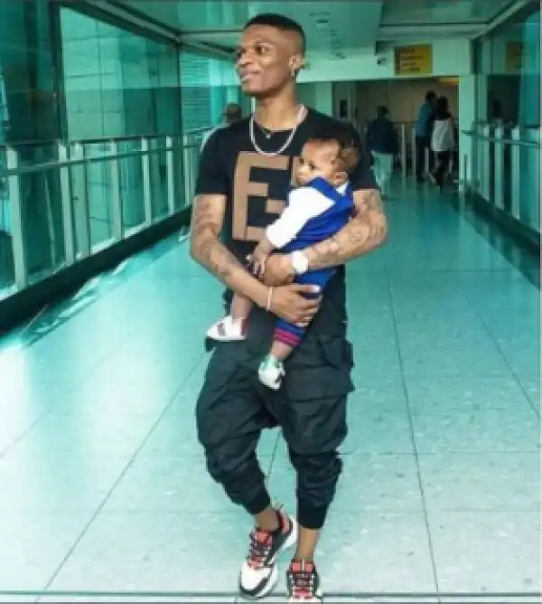 “My Love, My Everything” – Wizkid Celebrates His Third Son, Zion